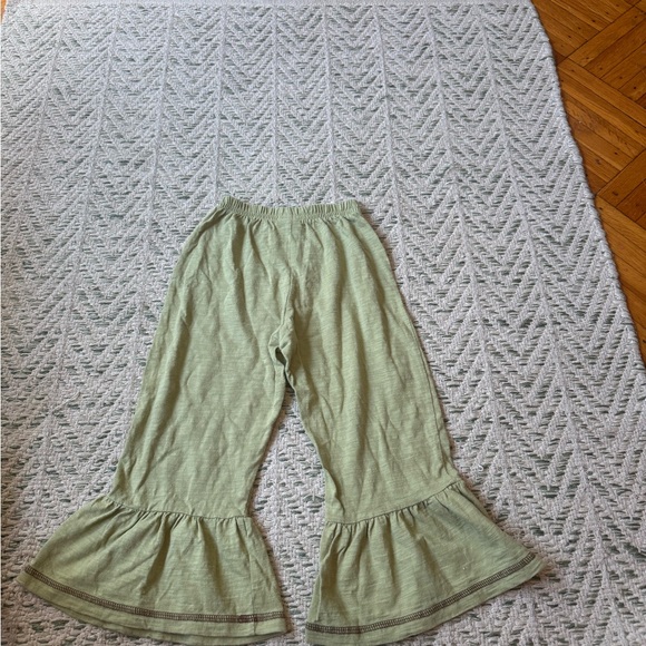 Matilda Jane flare pants green Girls Size 4 - Picture 5 of 5